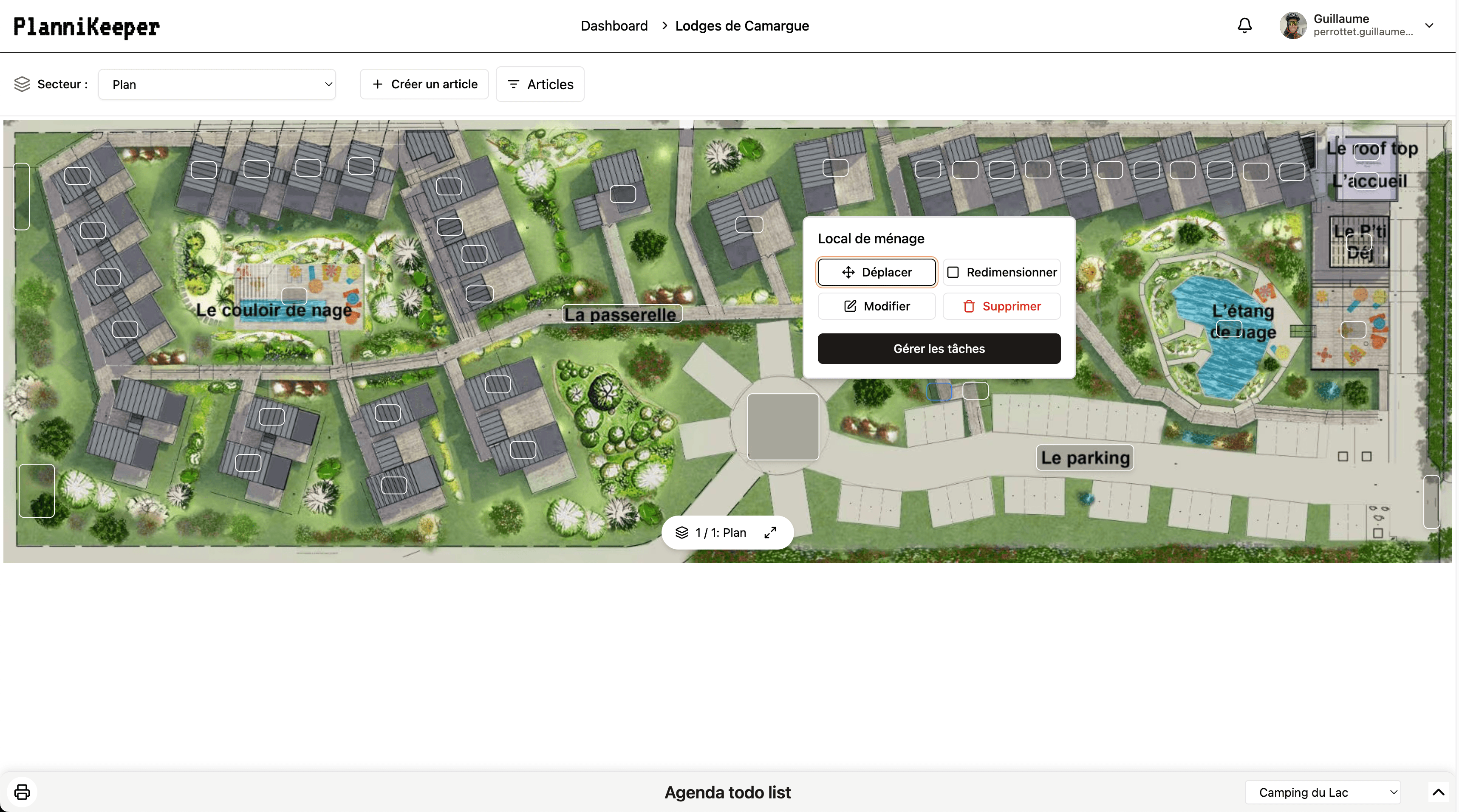 Plannikeeper Dashboard